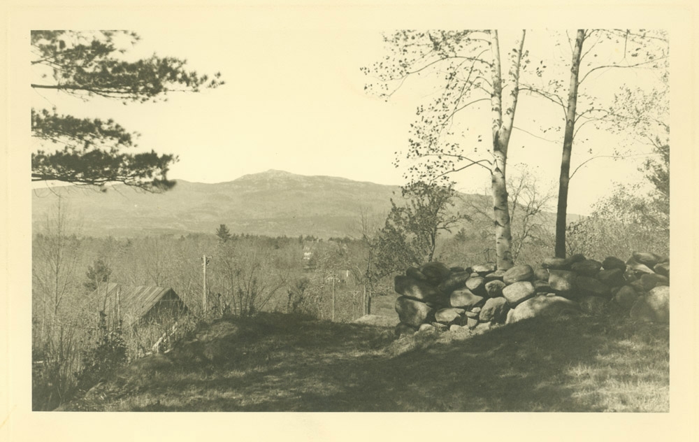 vintage photo of Old Burying Ground in Jaffrey, New Hampshire