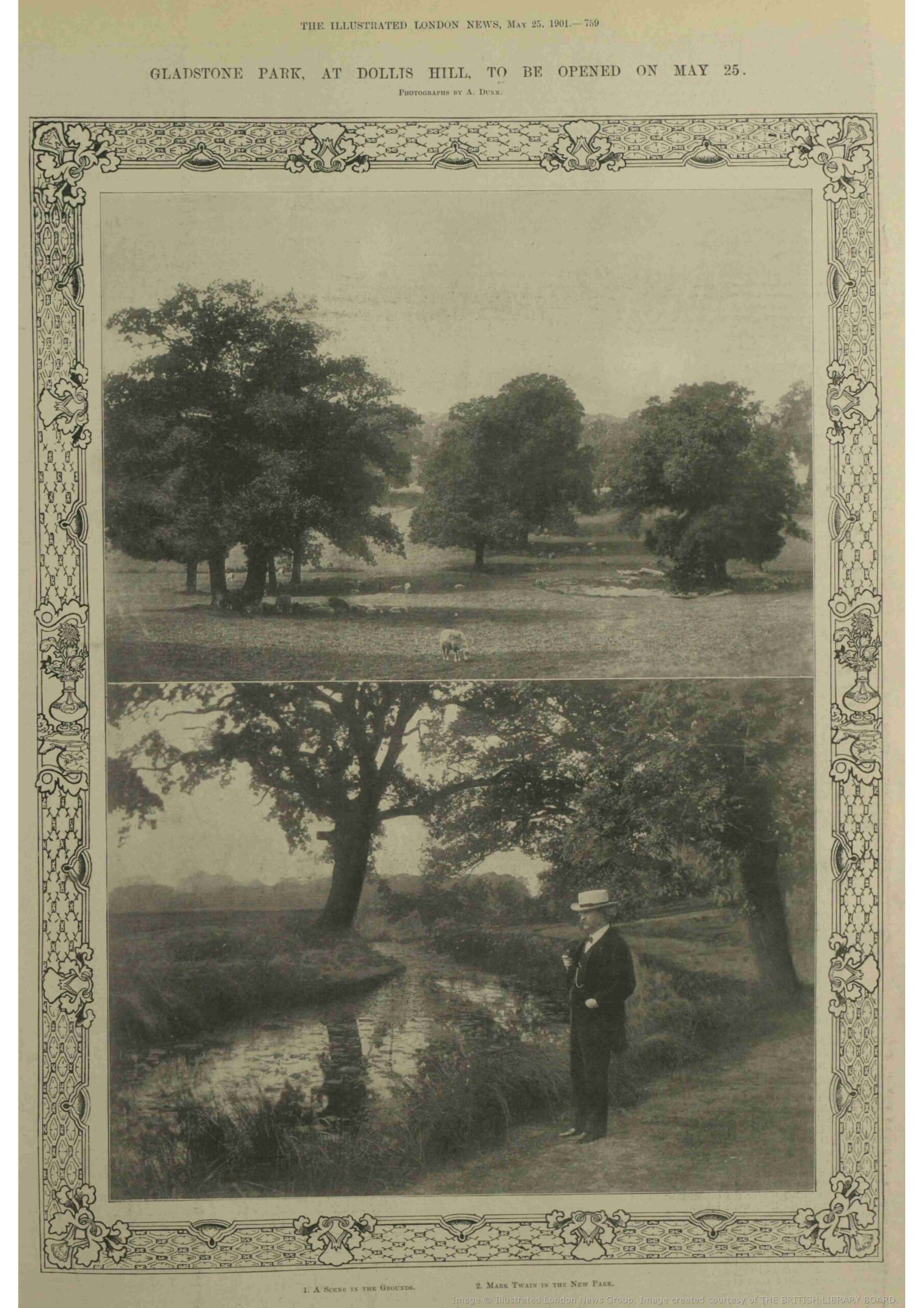 Smith Twain in Dollis Hill from Illustrated London News