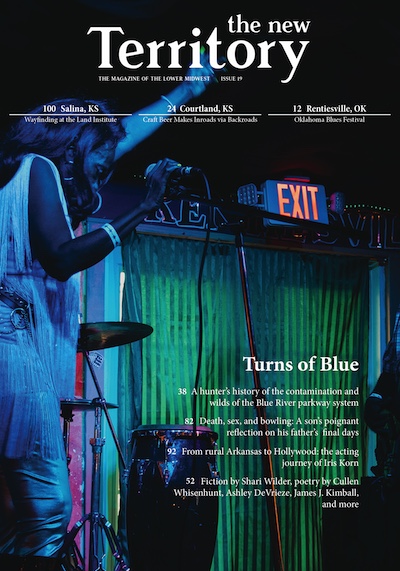 Magazine cover with a Blues artist