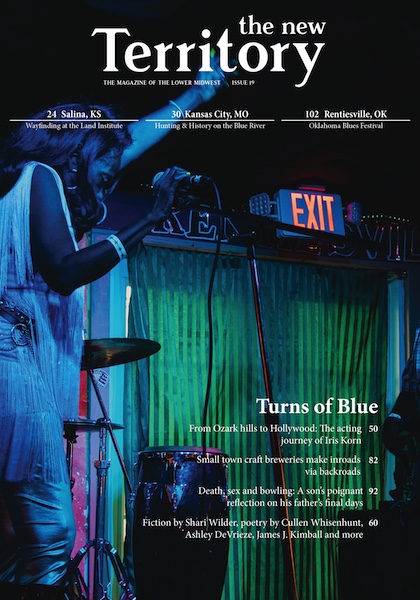 Magazine cover with a Blues artist
